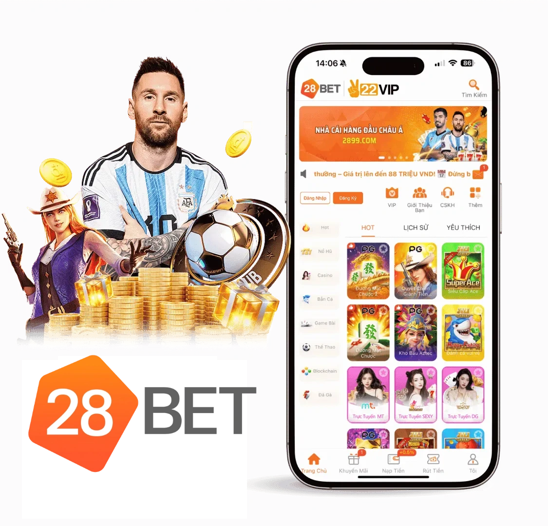 Ứng dụng 28Bet trên thiết bị di động